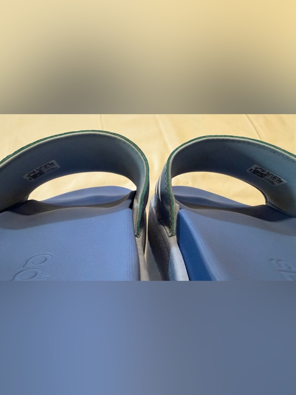 adidas Blue Light Blue Slide Sandals - Picture 5 of 6